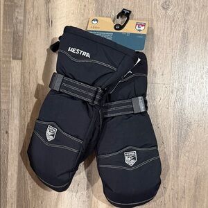 Hestra Unisex Black Cosy Mitt